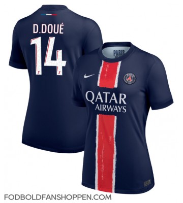 Paris Saint-Germain Desire Doue #14 Hjemmebanetrøje Dame 2024-25 Kortærmet